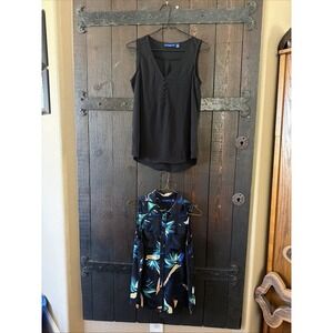 Apt. 9 Women's Sleeveless Blouse Lot of 2 Size PS Lightweight Sheer Tops E263